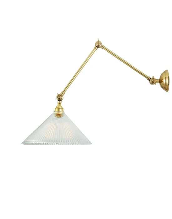 Ashburton Two Arm Prismatic Wall Light - Image 3