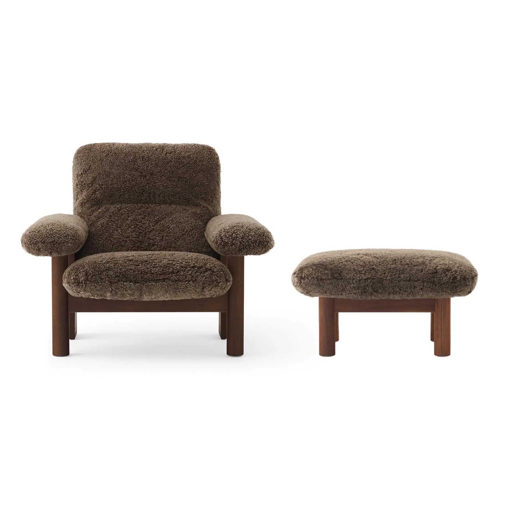 Audo Copenhagen Brasilia Lounge Chair & Ottoman - Image 17