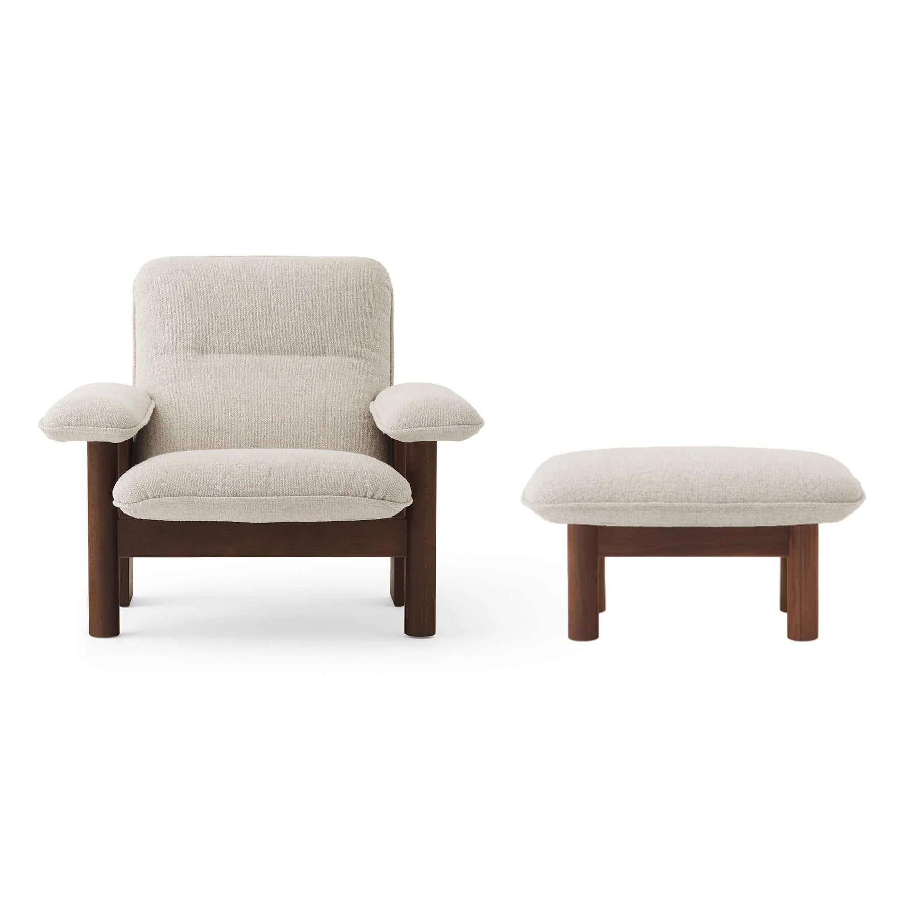 Audo Copenhagen Brasilia Lounge Chair & Ottoman - Image 8