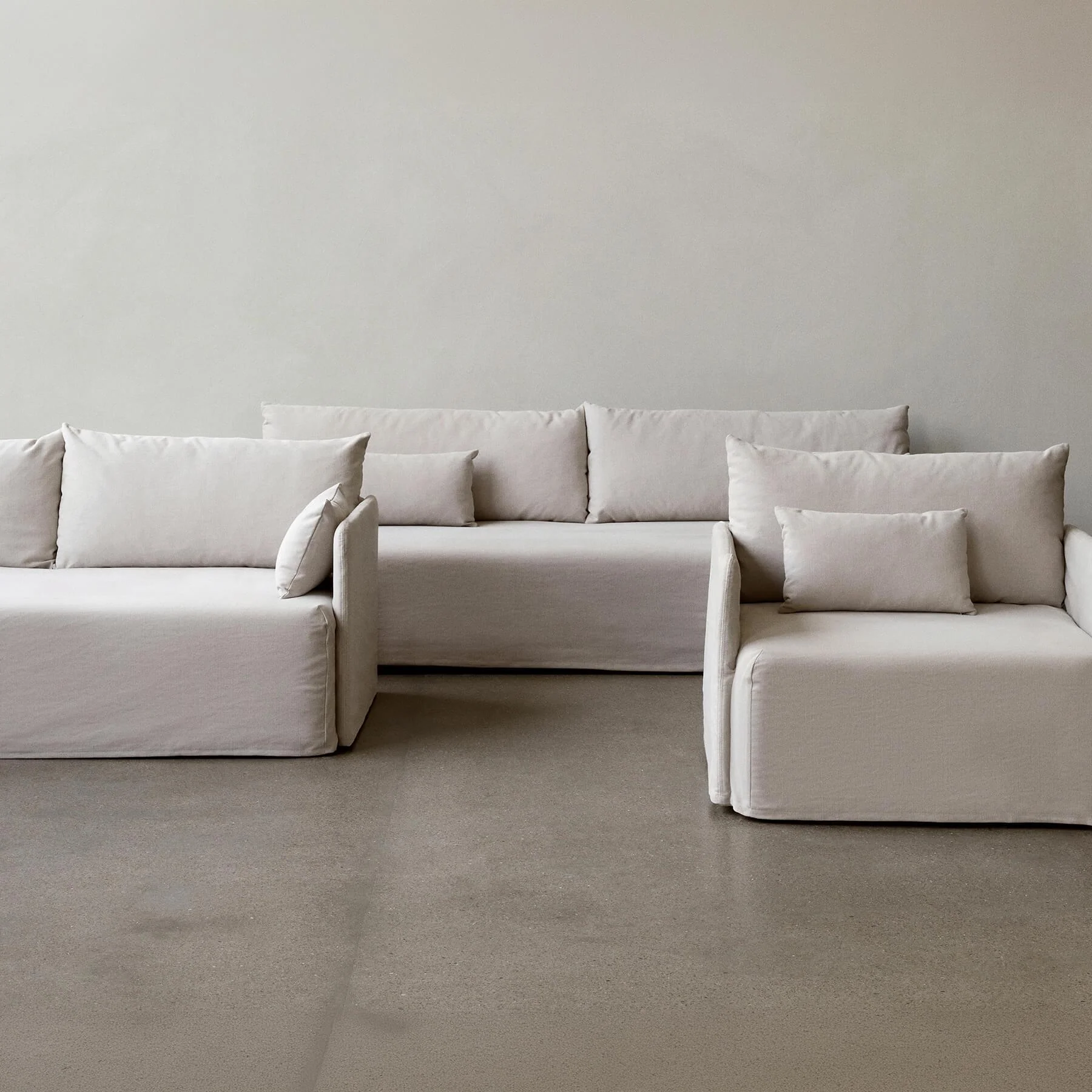 Audo Copenhagen Offset 2 Seater Loose Cover Sofa - Image 3