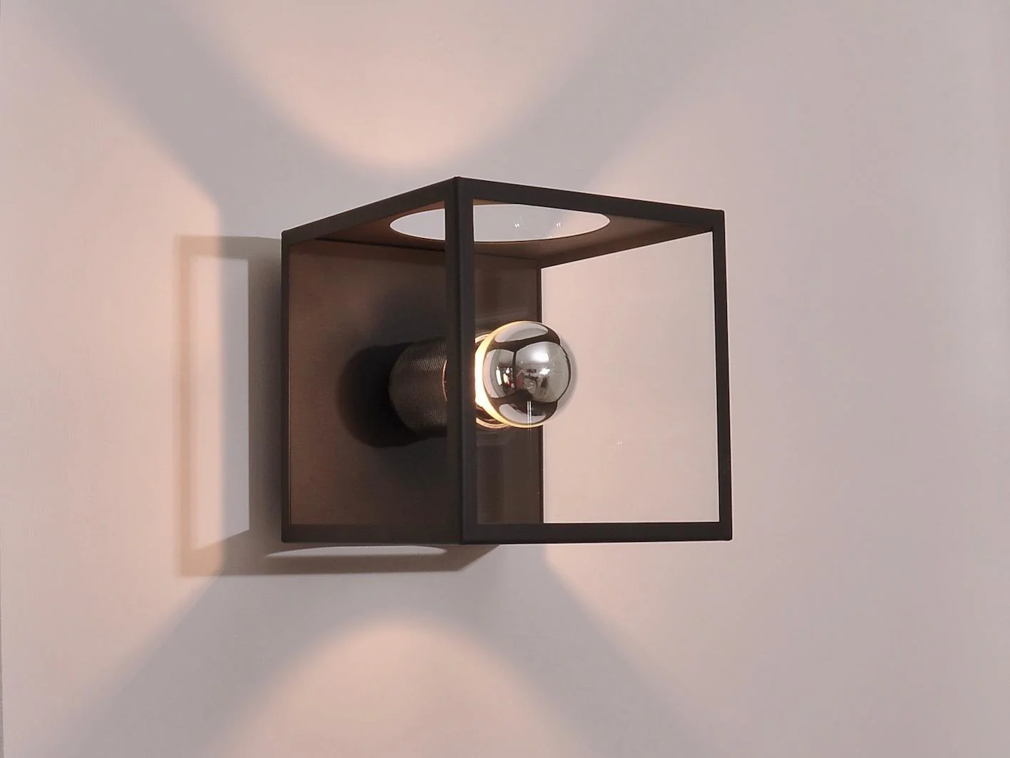 British Box Lights Berlin Cube Wall Light