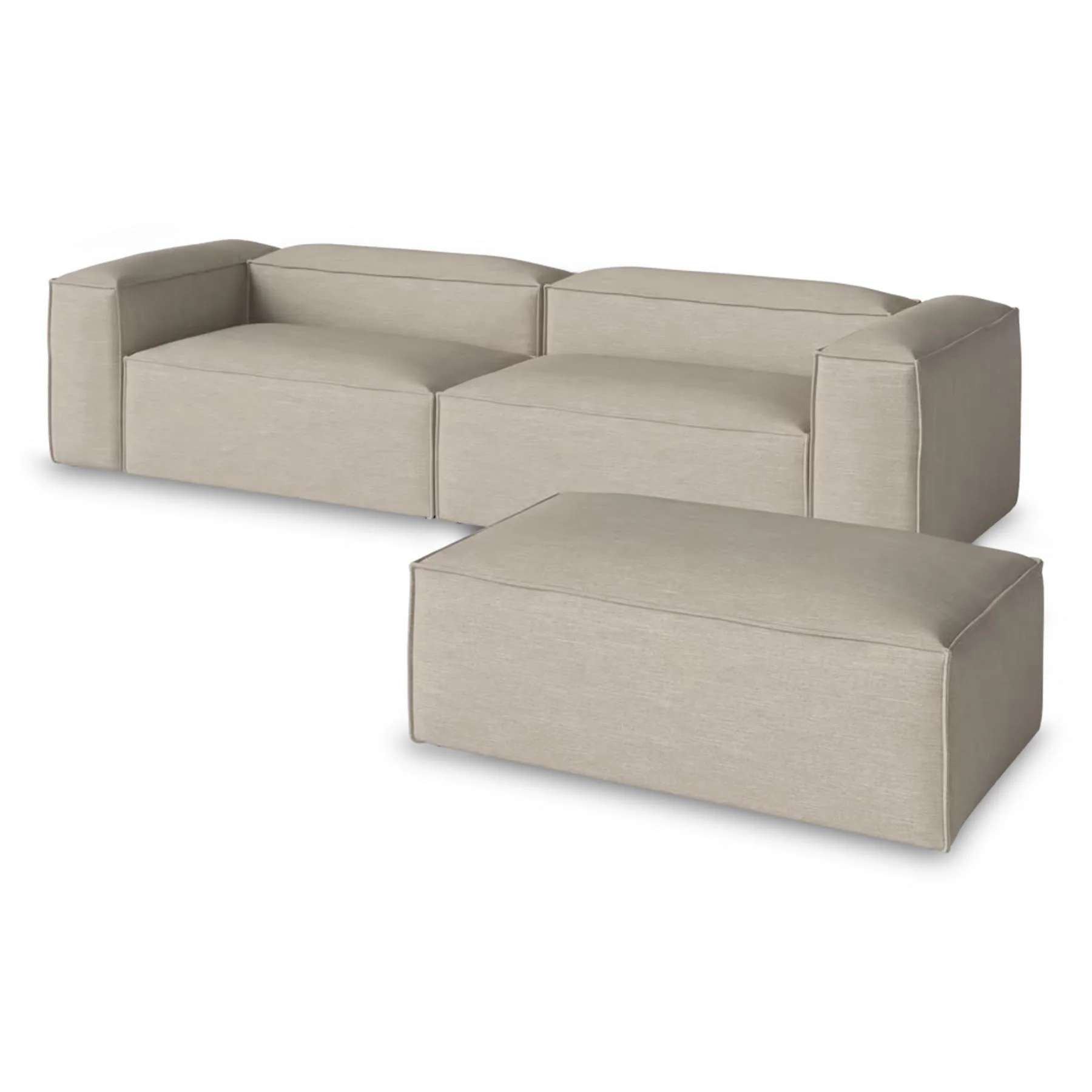 Bolia Cosima 4 Seater Sofa with Large Pouf - Image 15