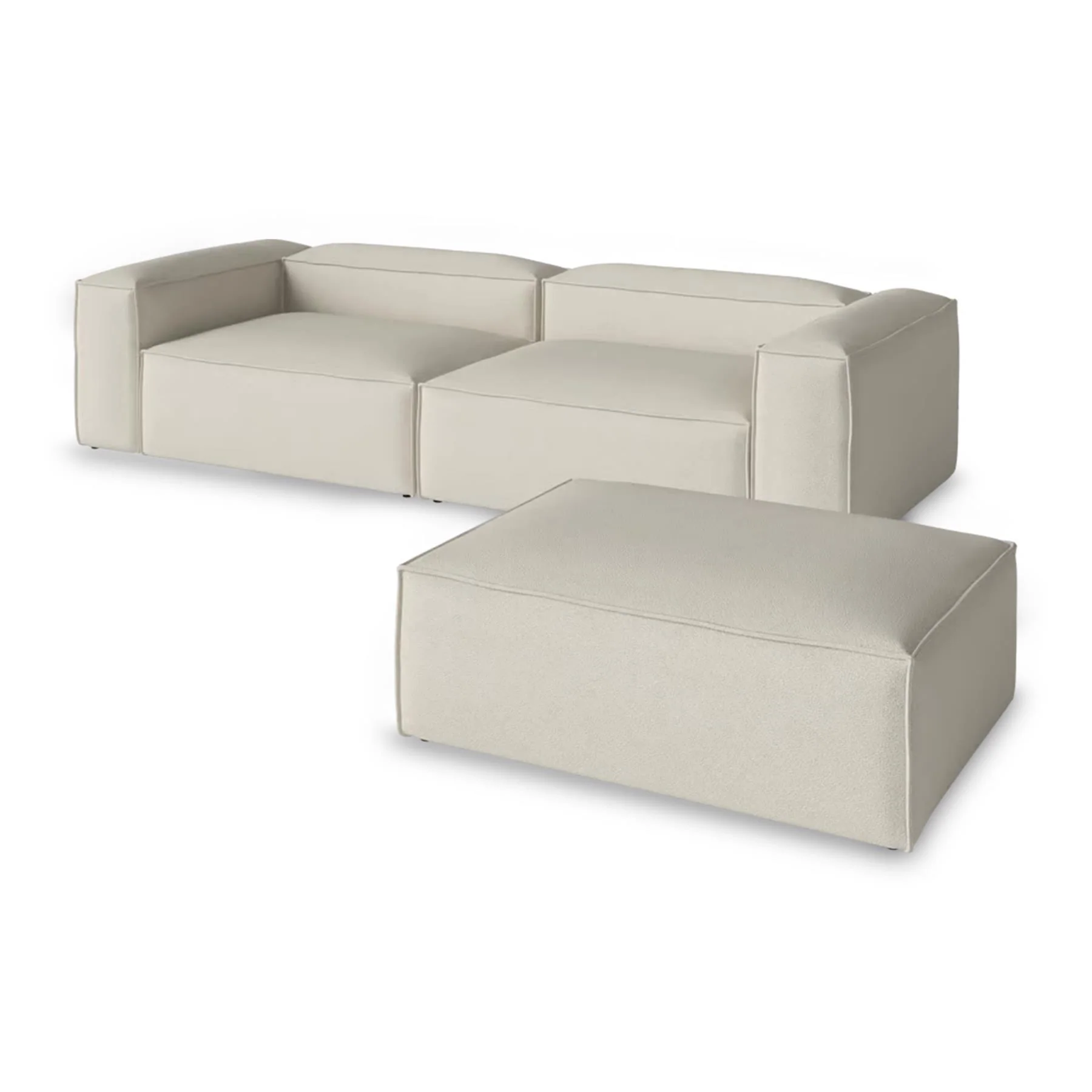 Bolia Cosima 4 Seater Sofa with Large Pouf - Image 16