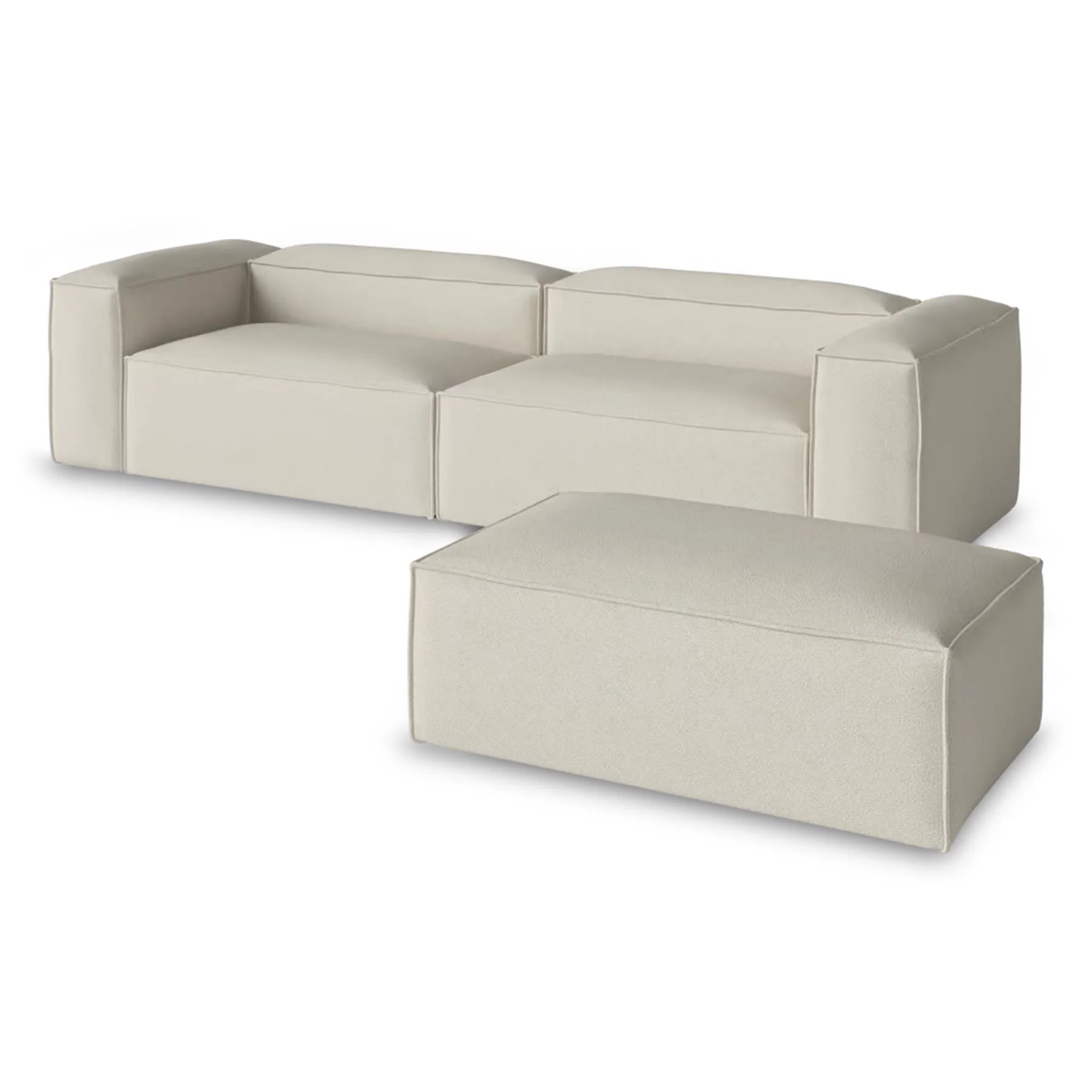 Bolia Cosima 4 Seater Sofa with Large Pouf - Image 18