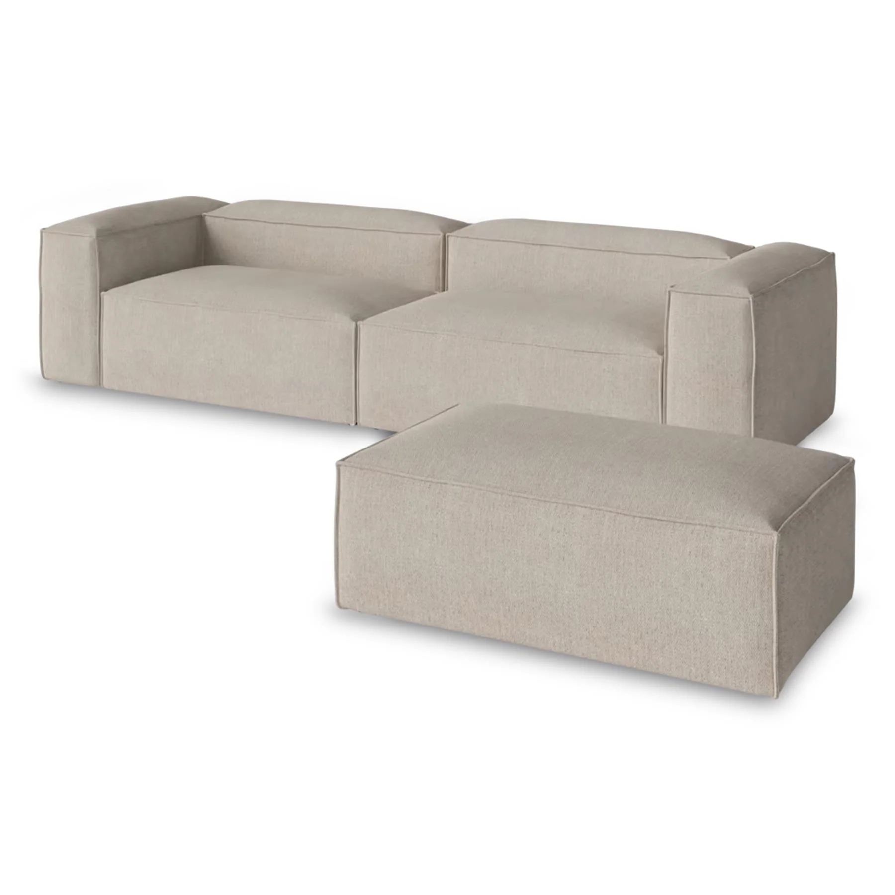 Bolia Cosima 4 Seater Sofa with Large Pouf - Image 19