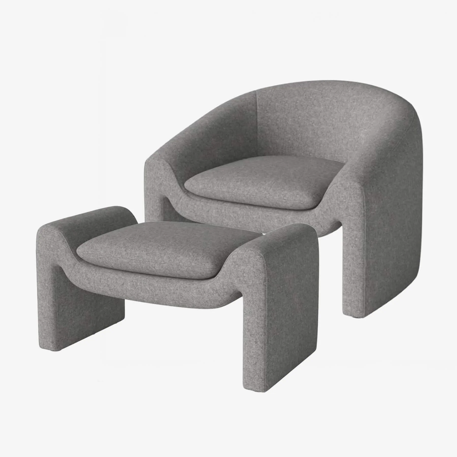 Bolia Mielo Armchair & Footstool - Image 11