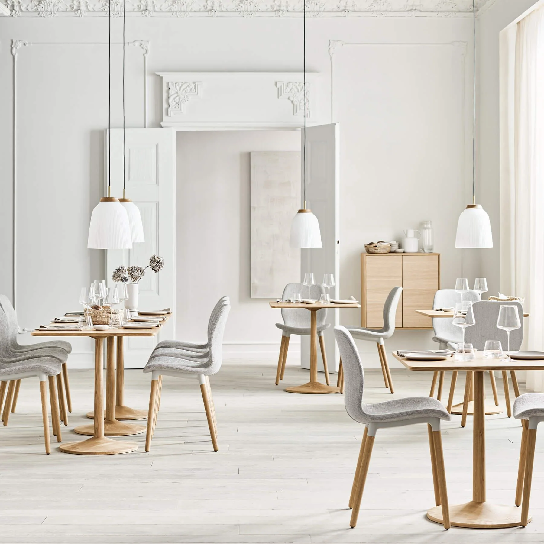 Bolia Turned Dining Table - Square - Image 2