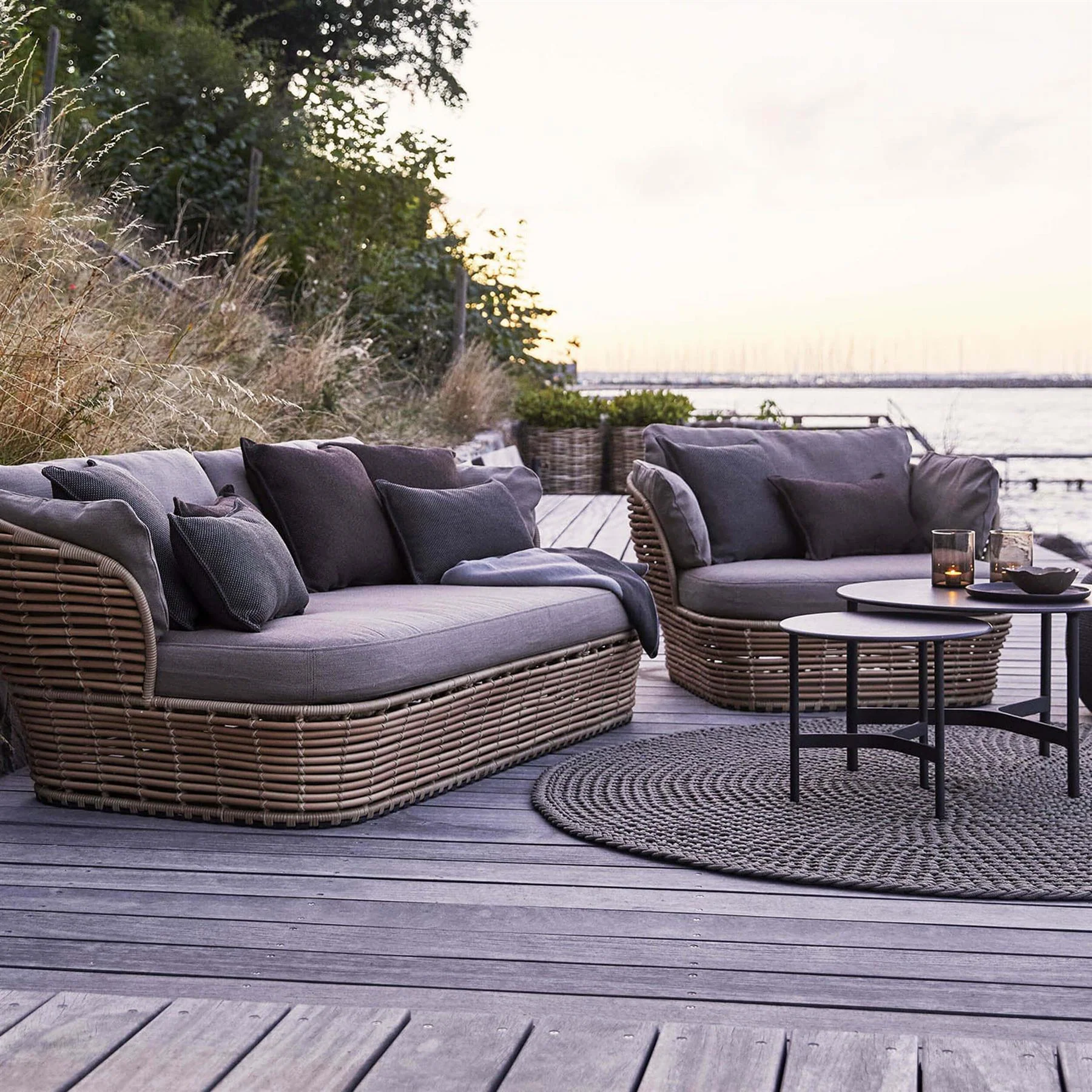 Cane-line Basket Garden Lounge Chair - Image 2