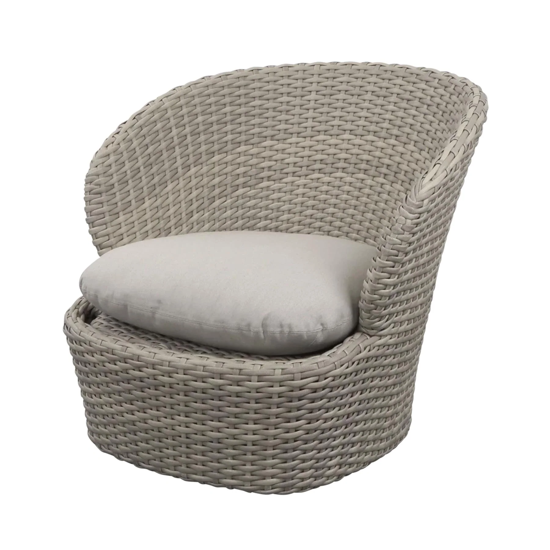 Cane-line Coast Garden Lounge Chair with Swivel Base - Image 6