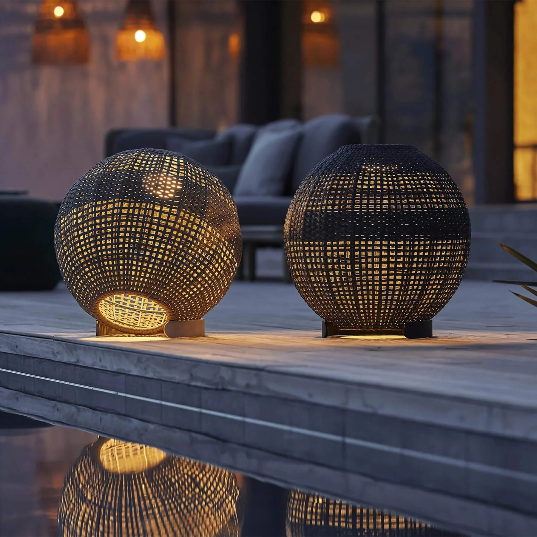 Cane-line Illusion Garden Floor Lamp Outdoor Lighting - Image 3