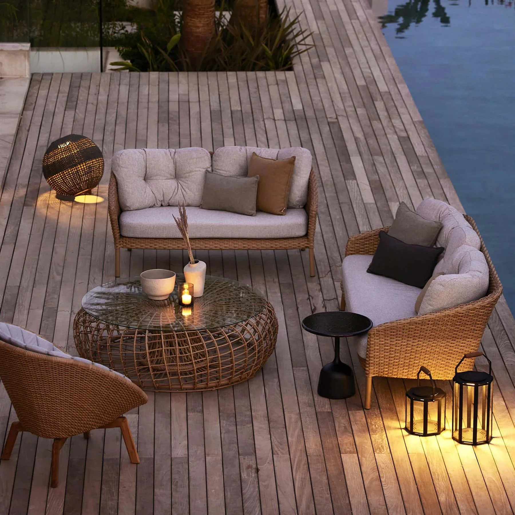 Cane-line Ocean 2+ Seater Garden Sofa - Image 3