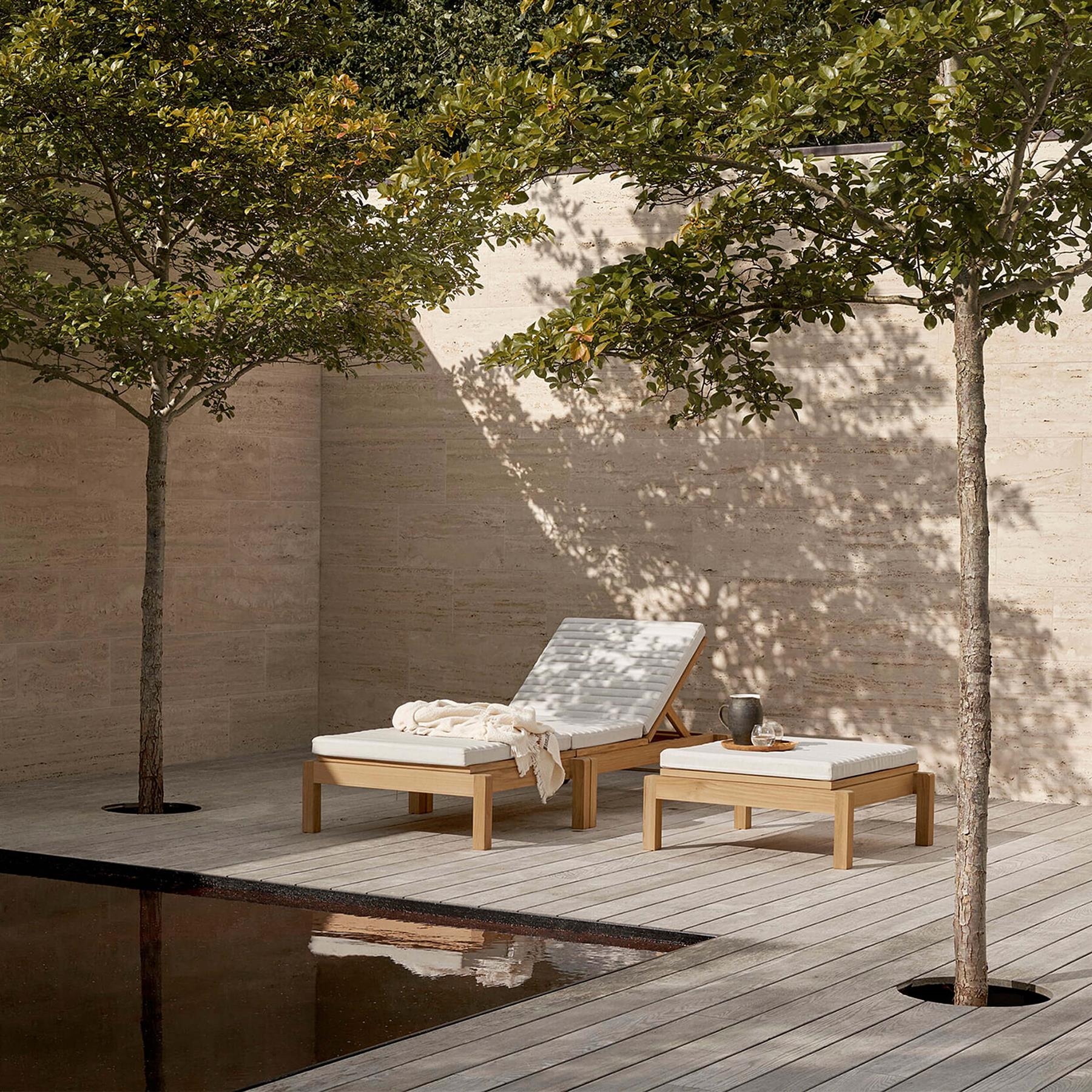 Carl Hansen & Son AH604F Outdoor Lounger Footrest - Image 5