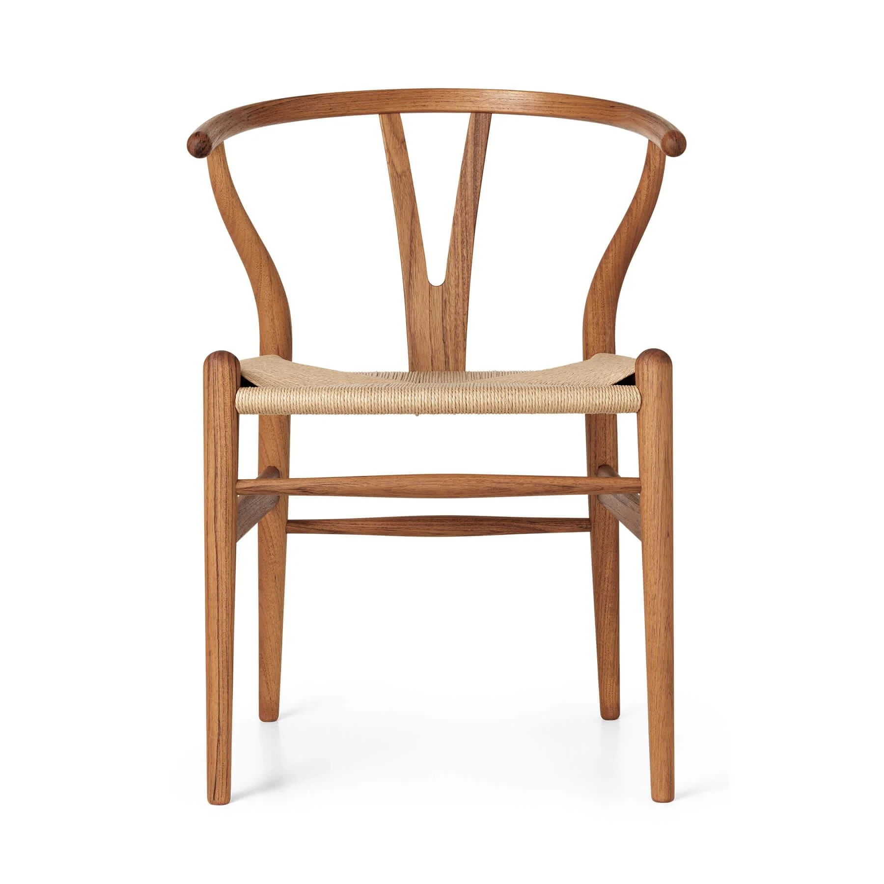 Carl Hansen & Son CH24 Wishbone Chair - Natural Paper Cord Seat - Image 10