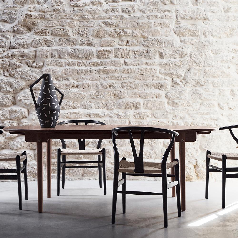 Carl Hansen & Son CH24 Wishbone Chair - Natural Paper Cord Seat - Image 4