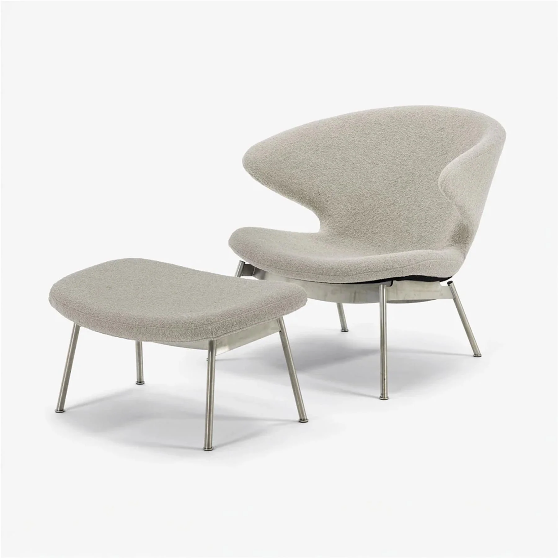 Case Furniture Ella Lounge Chair & Ottoman - Image 4