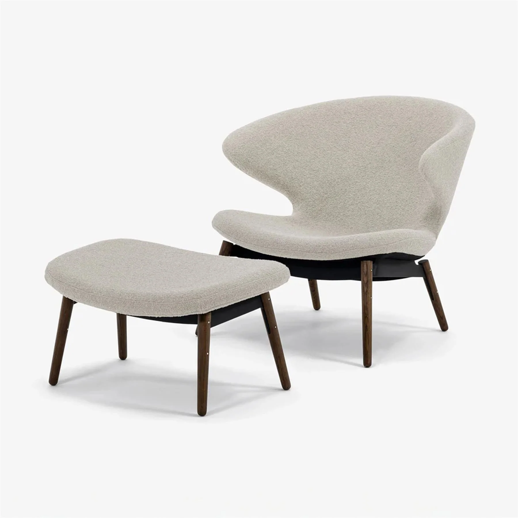 Case Furniture Ella Lounge Chair & Ottoman - Image 5