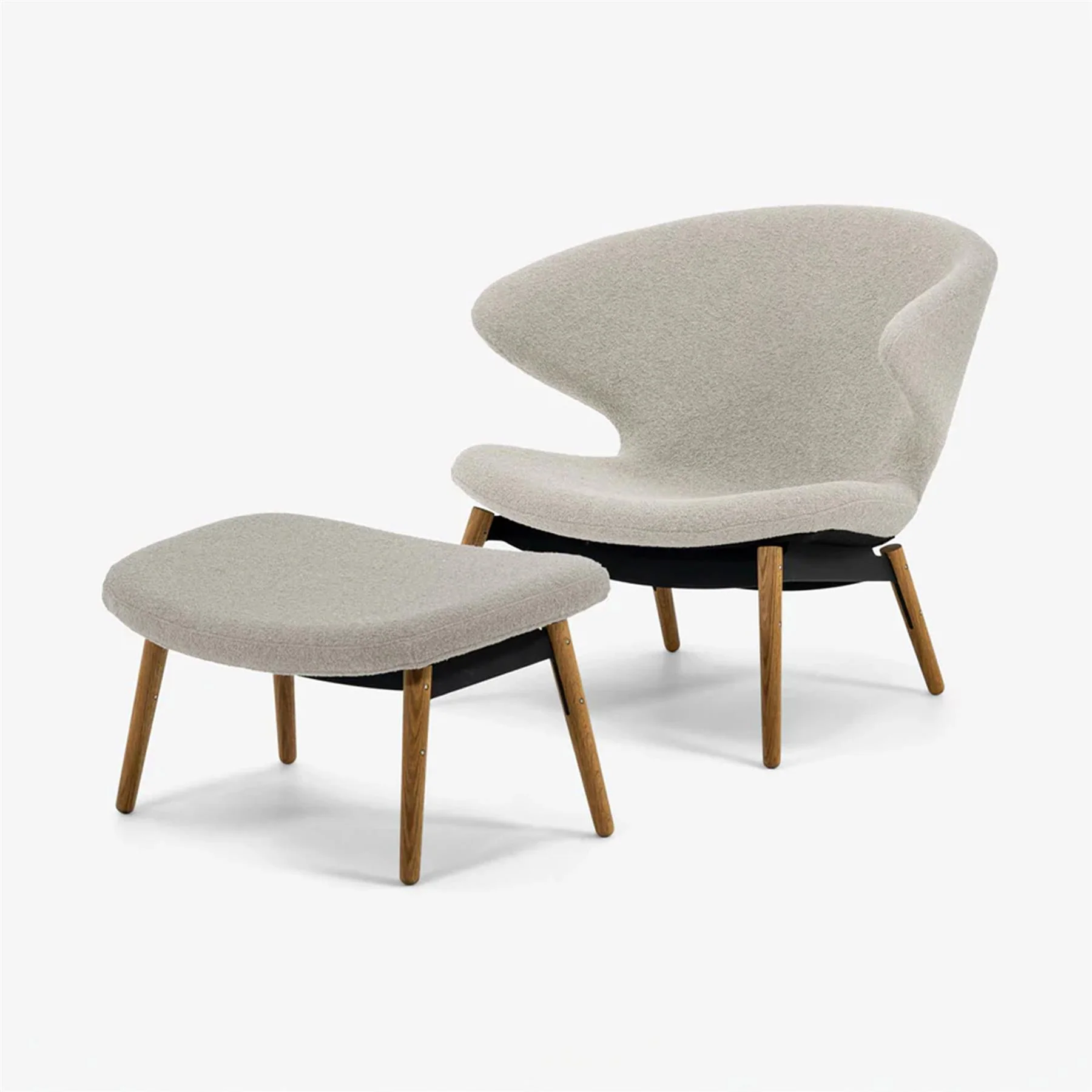Case Furniture Ella Lounge Chair & Ottoman - Image 8