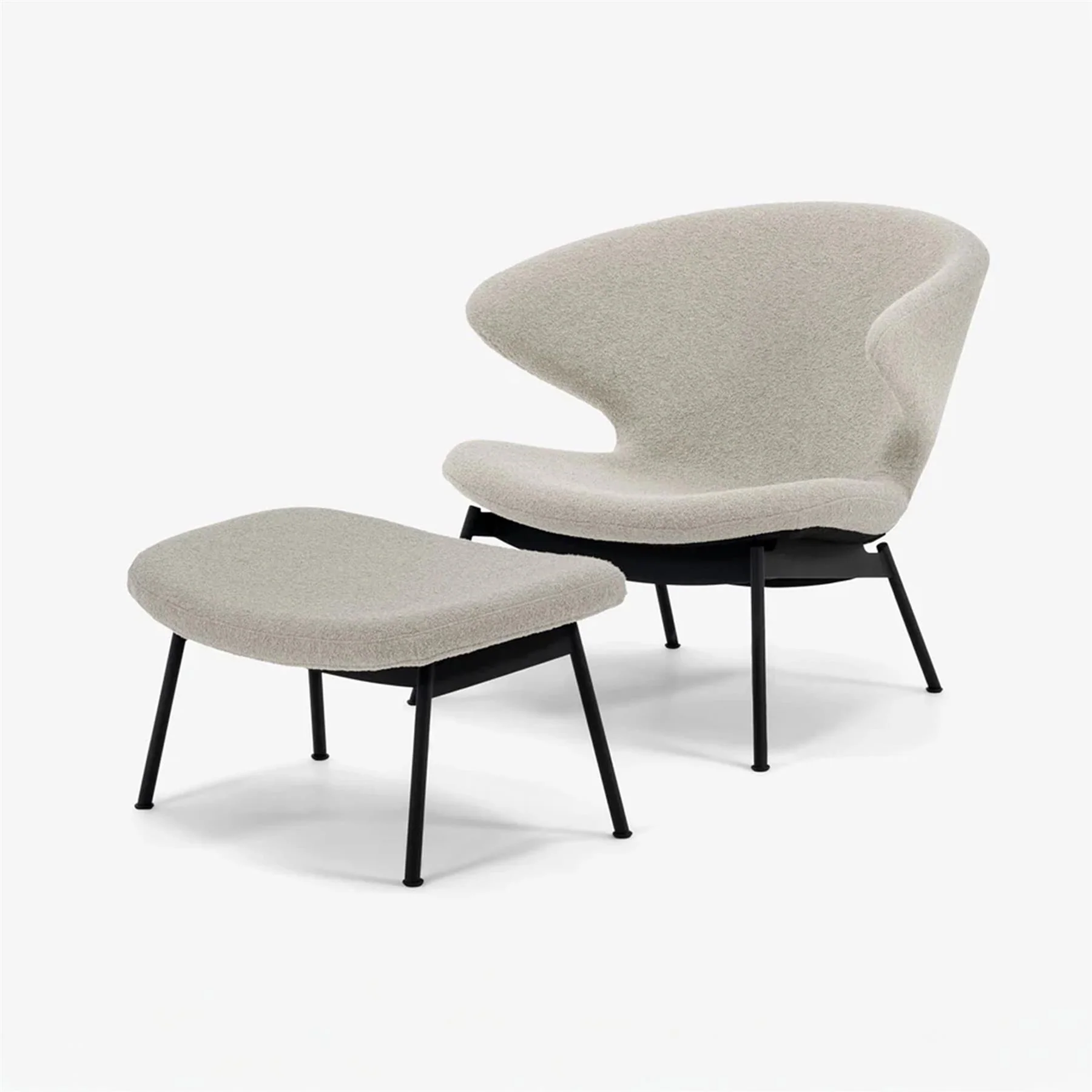 Case Furniture Ella Lounge Chair & Ottoman - Image 9