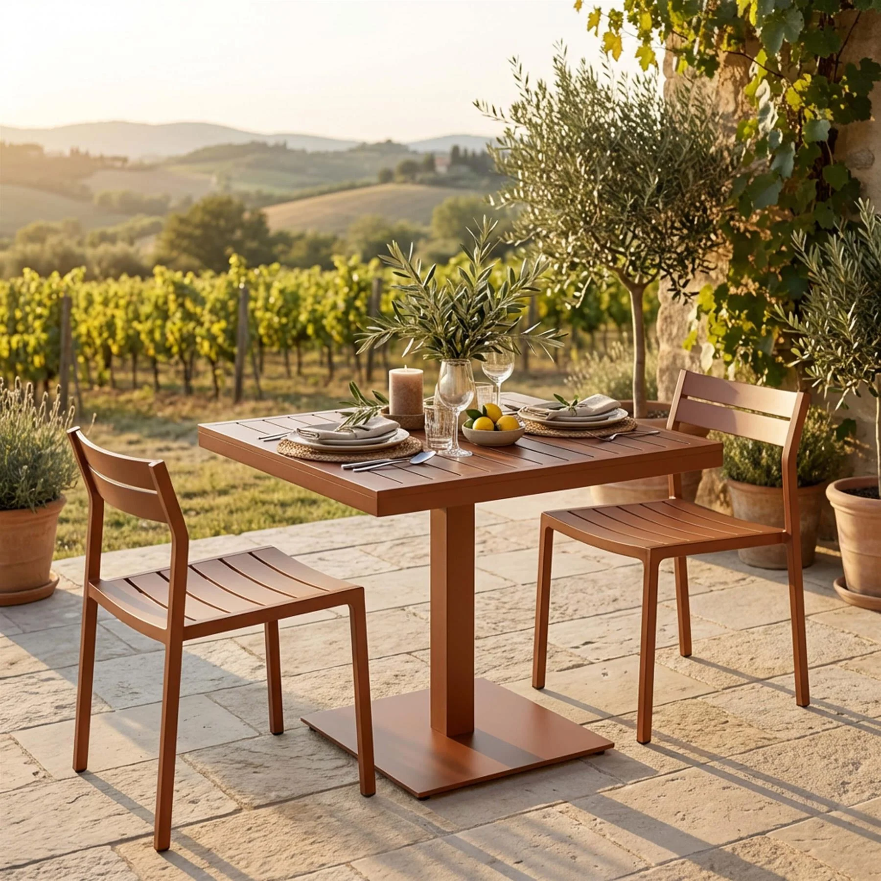Case Furniture Eos Bistro Furniture Set - Curated by Holloways of Ludlow - Image 3