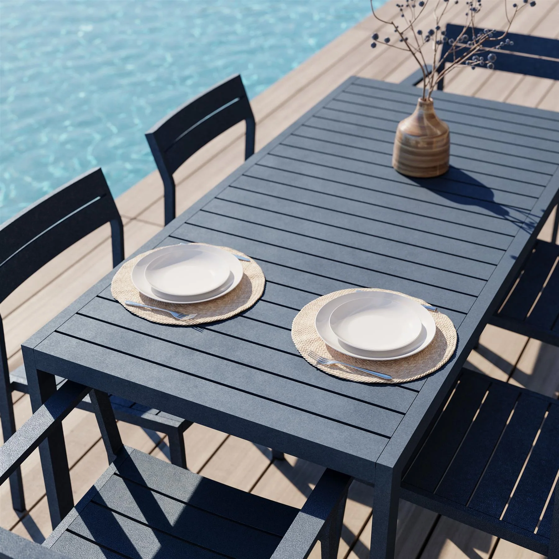 Case Furniture Eos Outdoor Rectangular Table - Image 2