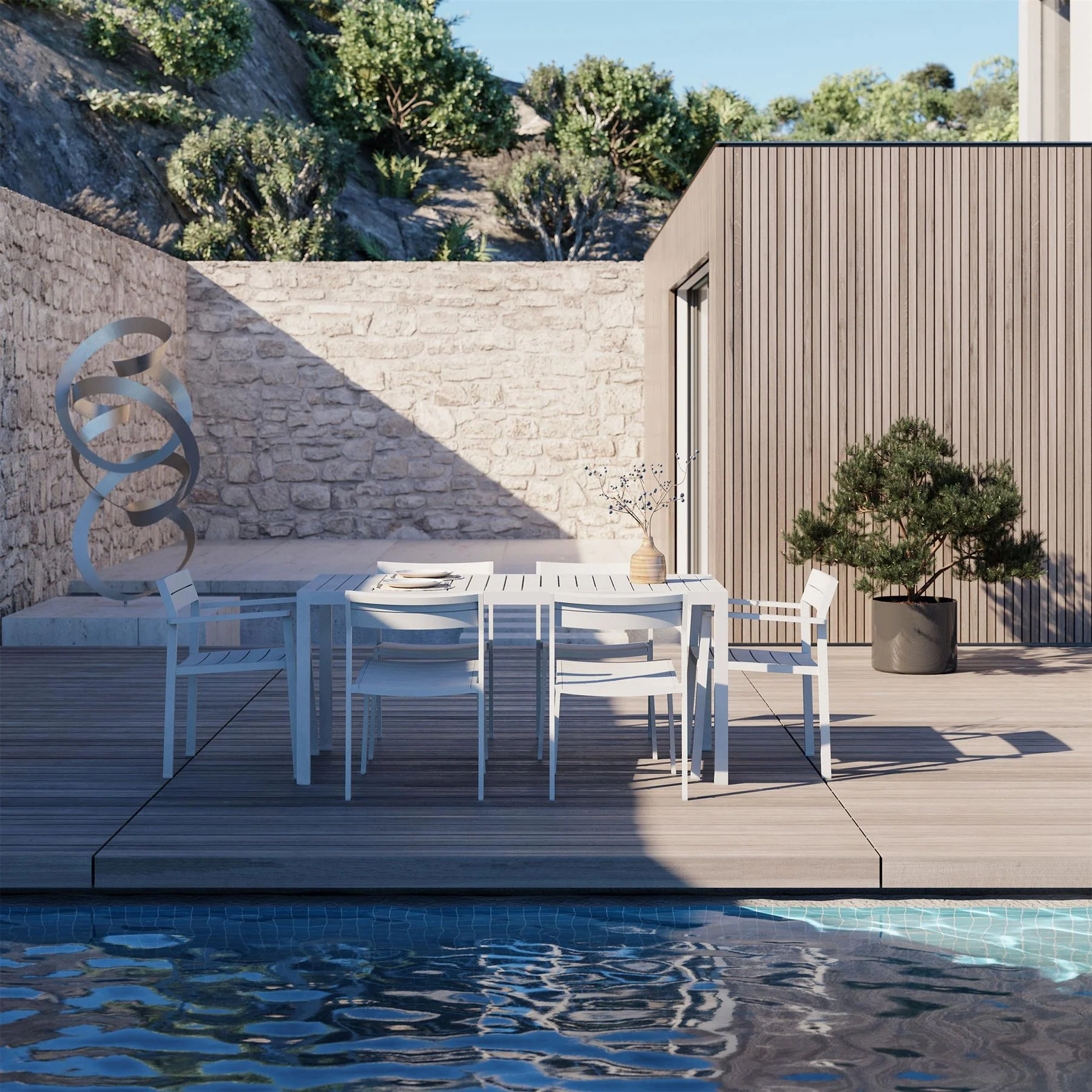 Case Furniture Eos Outdoor Side Chair - Image 2