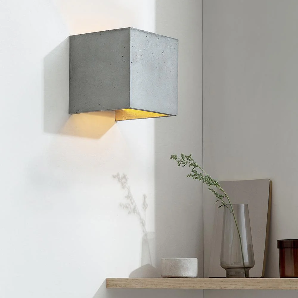 Concrete Cubic up and down wall light - Image 3