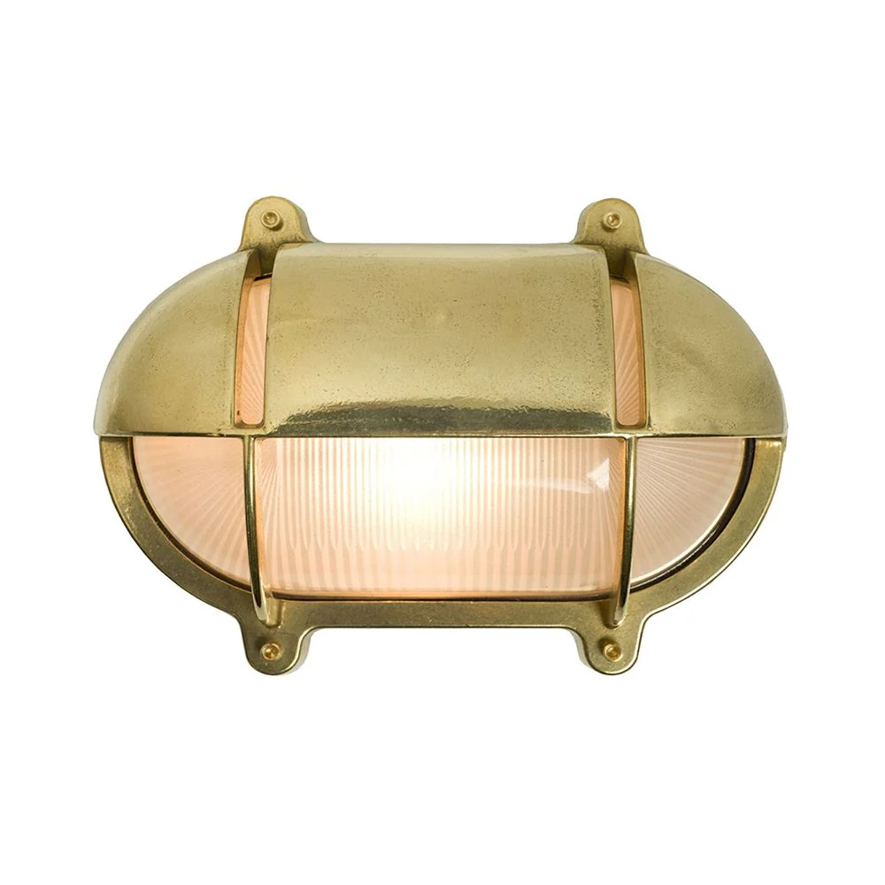 Davey Brass oval Bulkhead With eyelid - Image 3