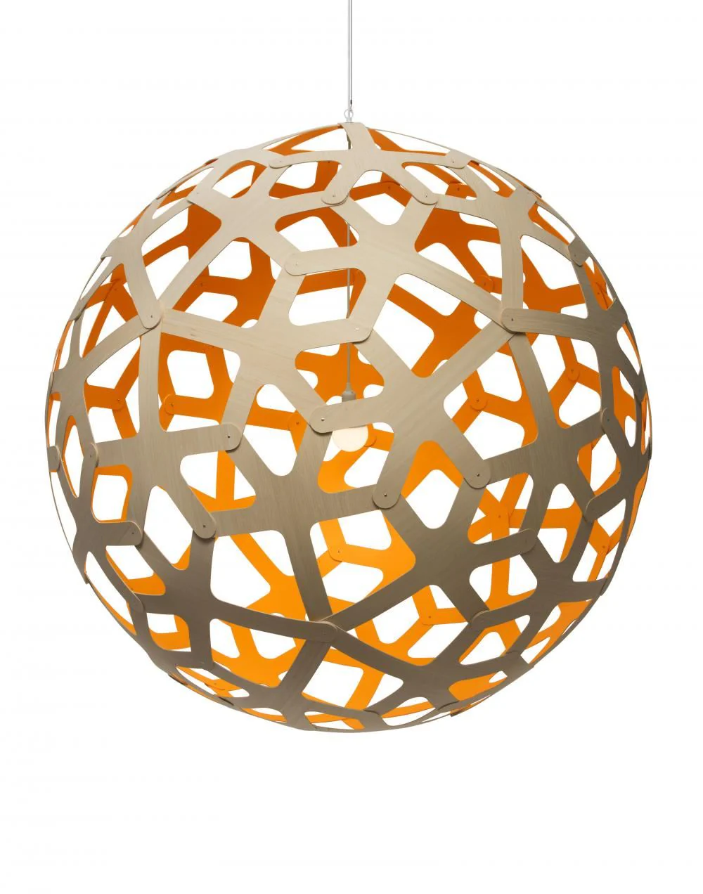 David Trubridge Coral Pendant Light - Colour Inside - Image 12