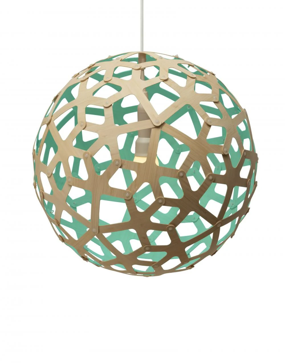 David Trubridge Coral Pendant Light - Colour Inside - Image 14