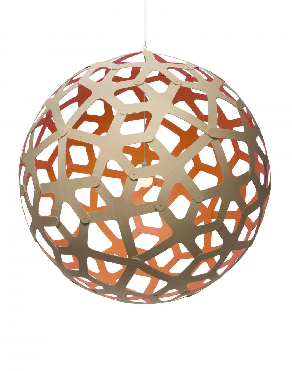 David Trubridge Coral Pendant Light - Colour Inside - Image 31