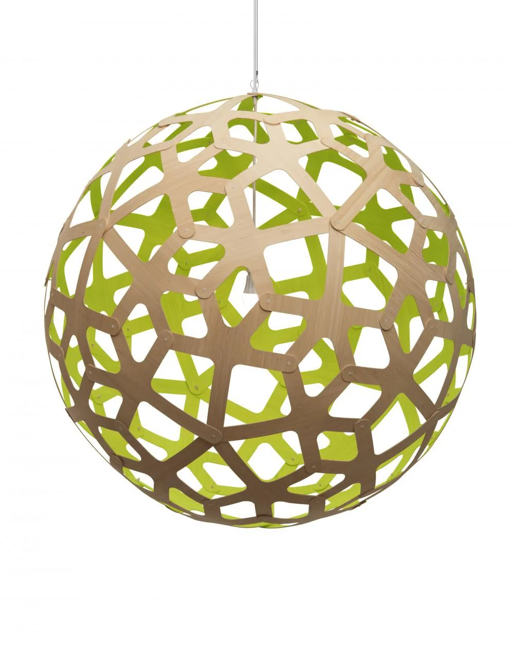 David Trubridge Coral Pendant Light - Colour Inside - Image 4