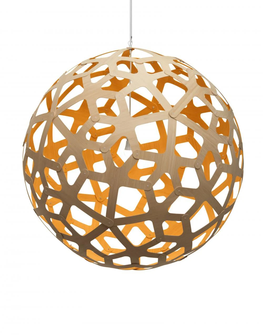 David Trubridge Coral Pendant Light - Colour Inside - Image 6