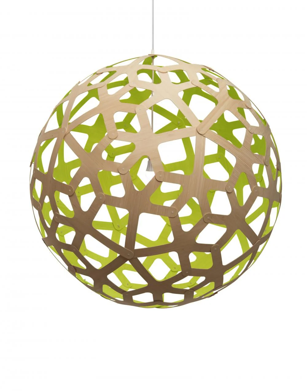 David Trubridge Coral Pendant Light - Colour Inside - Image 7