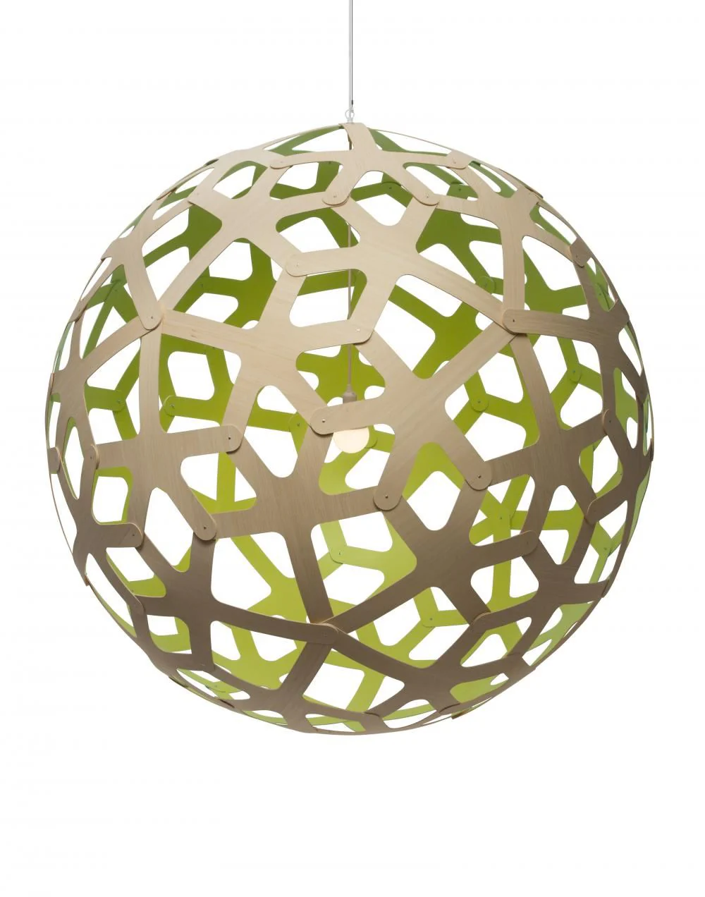 David Trubridge Coral Pendant Light - Colour Inside - Image 8