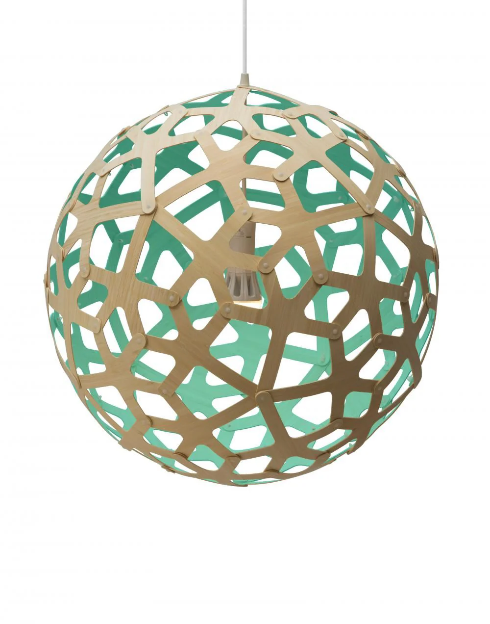 David Trubridge Coral Pendant Light - Colour Inside - Image 9