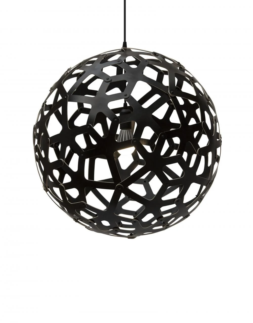 David Trubridge Coral Pendant Light Coloured - 2 Sides - Image 11