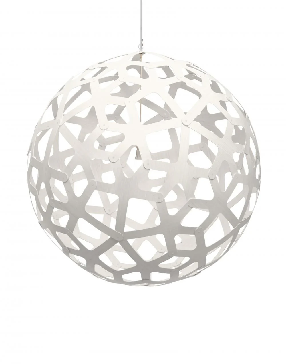 David Trubridge Coral Pendant Light Coloured - 2 Sides - Image 2