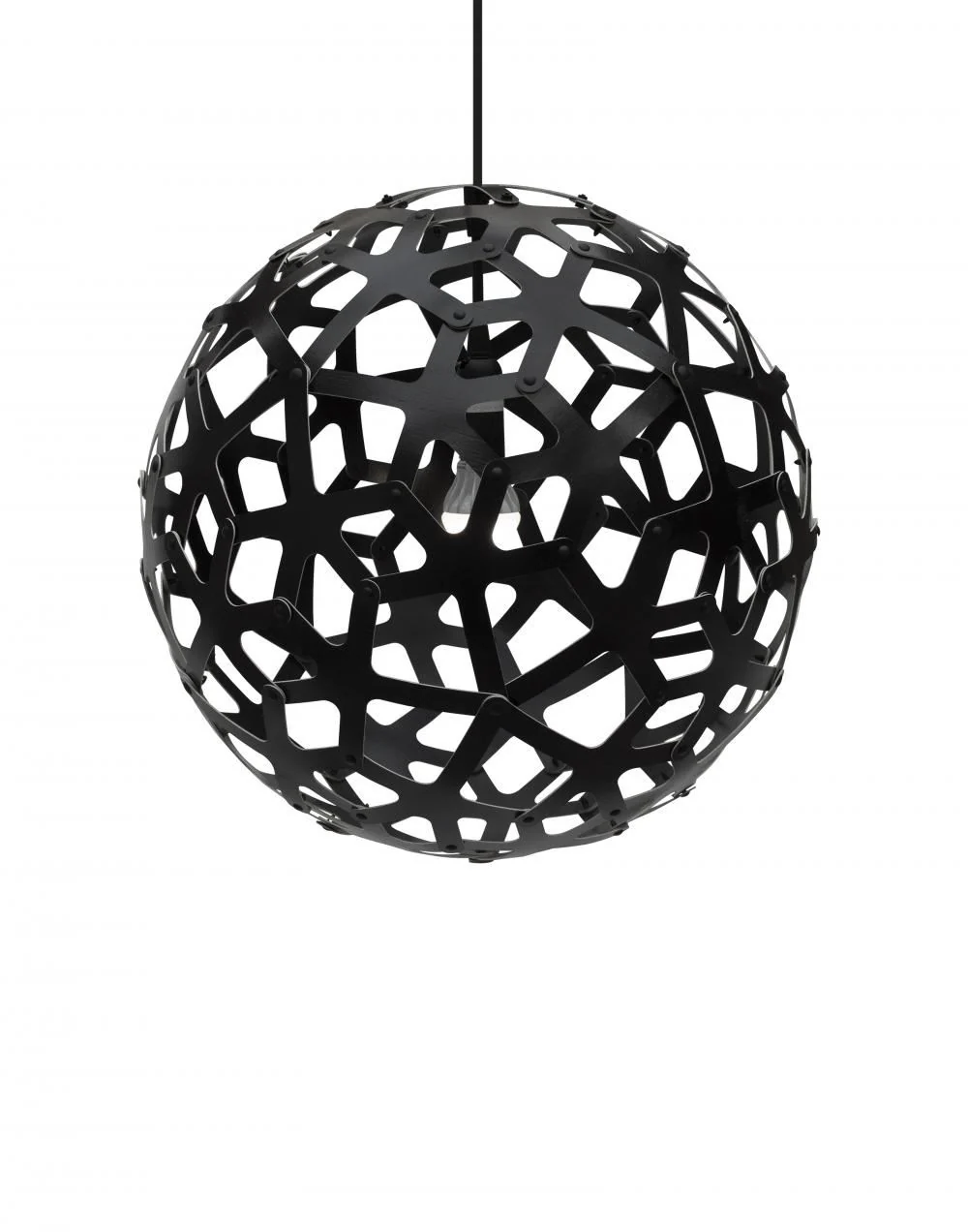 David Trubridge Coral Pendant Light Coloured - 2 Sides - Image 4