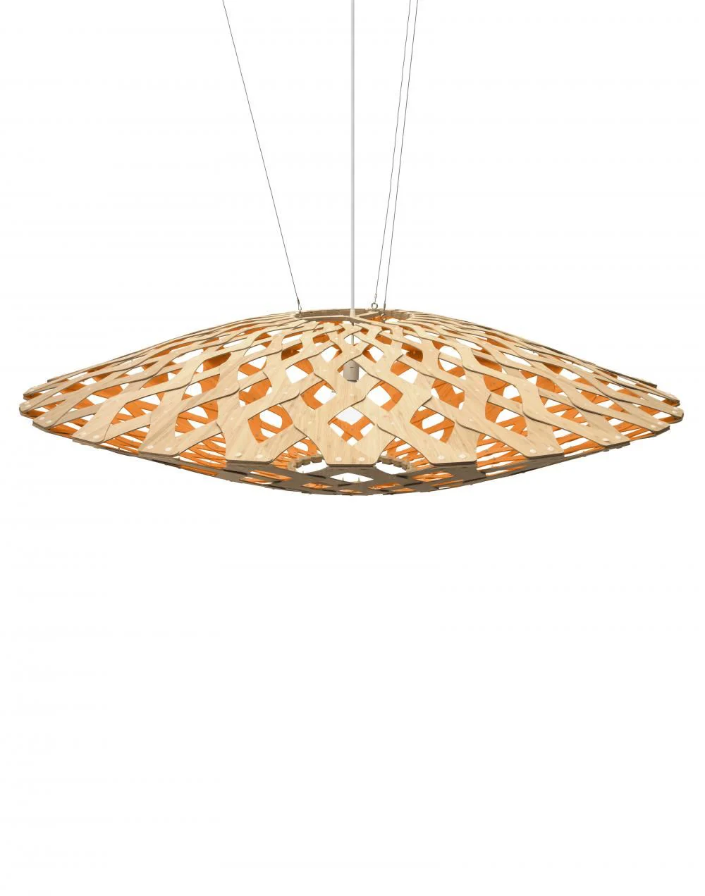 David Trubridge Flax Pendant Light Coloured - 1 Side - Image 11