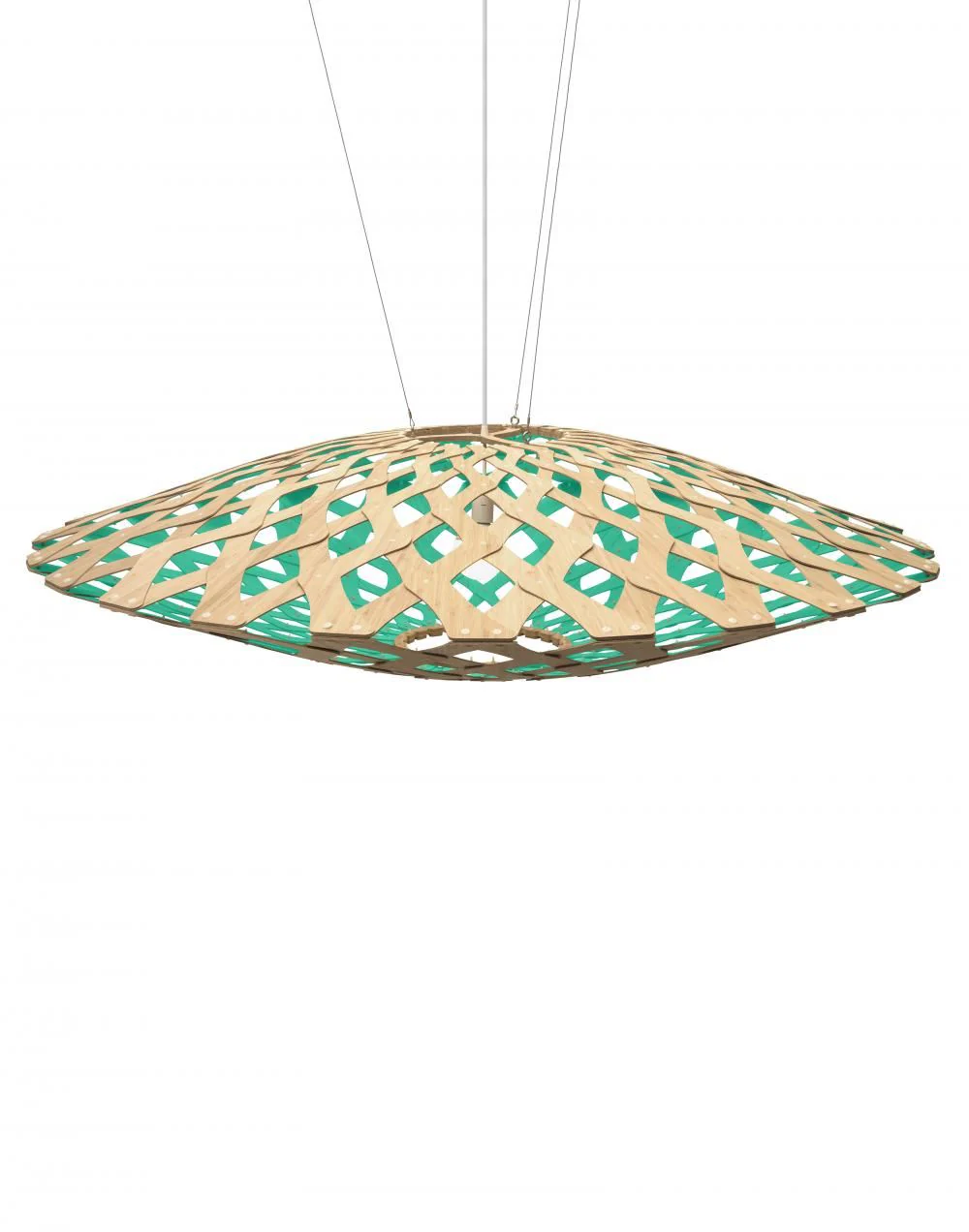 David Trubridge Flax Pendant Light Coloured - 1 Side - Image 12