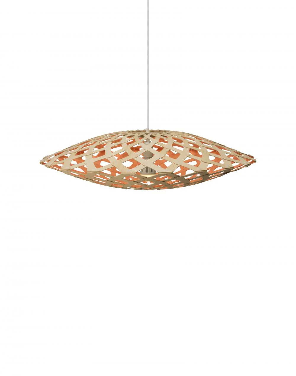 David Trubridge Flax Pendant Light Coloured - 1 Side - Image 2