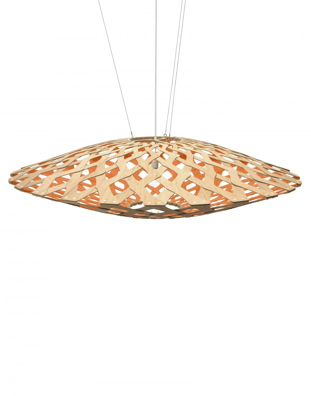 David Trubridge Flax Pendant Light Coloured - 1 Side - Image 3