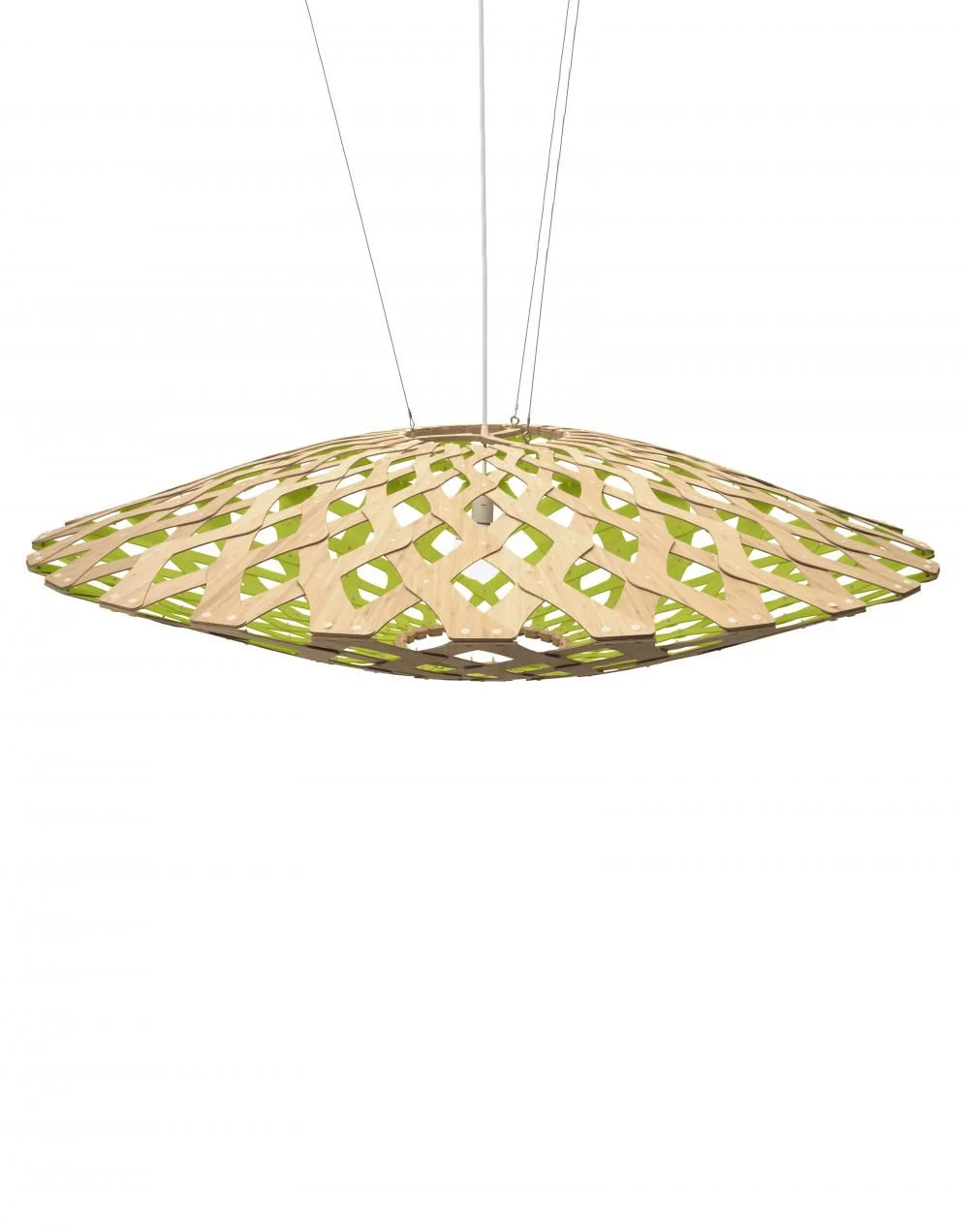 David Trubridge Flax Pendant Light Coloured - 1 Side - Image 4