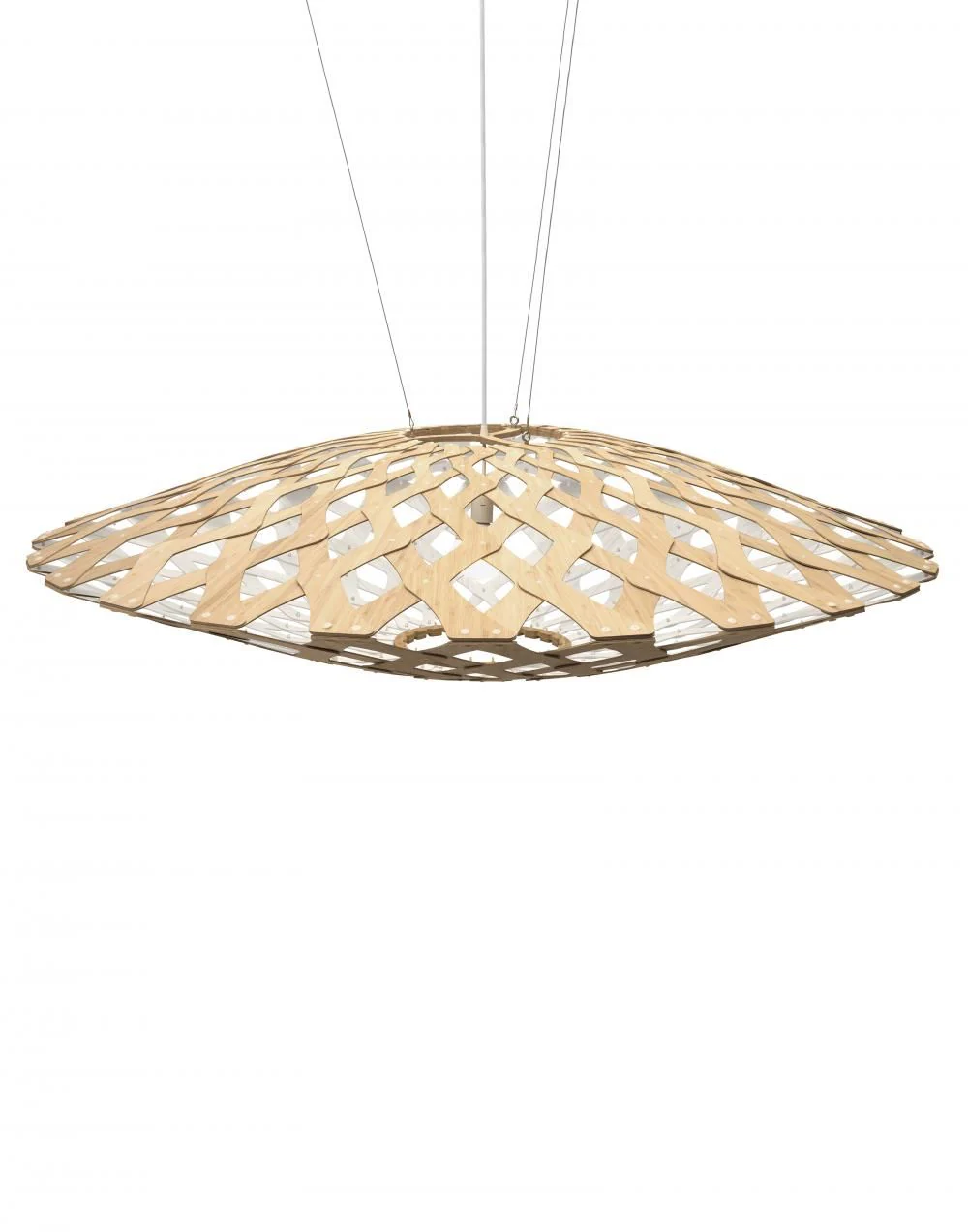 David Trubridge Flax Pendant Light Coloured - 1 Side - Image 8