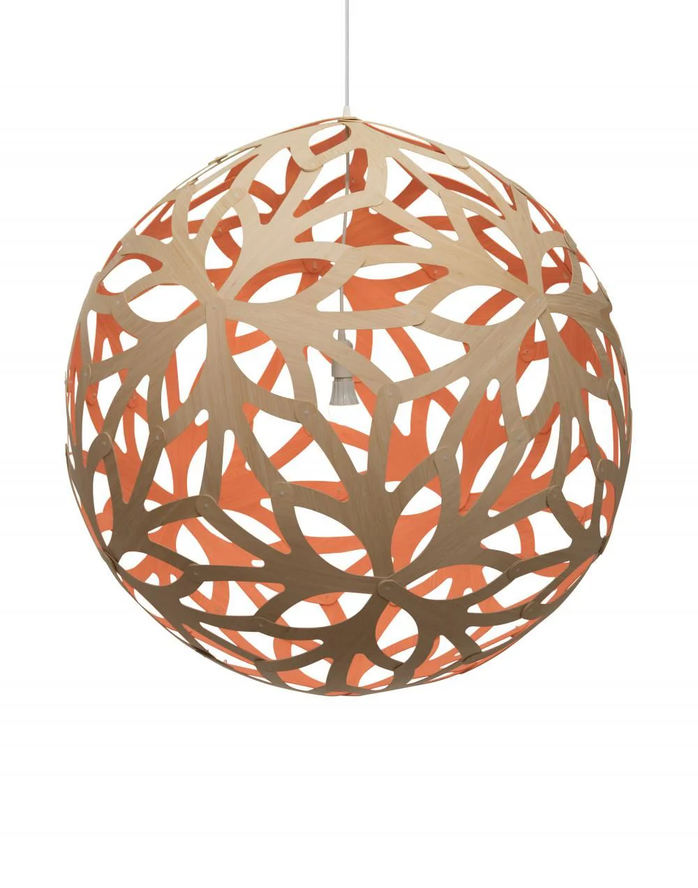 David Trubridge Floral Pendant Light Coloured - 1 Side - Image 12