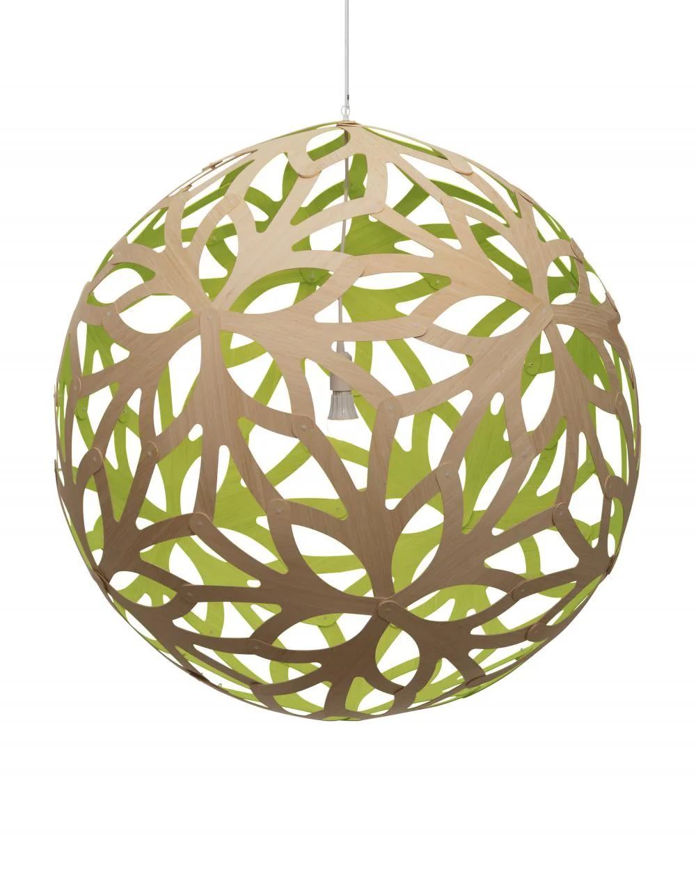 David Trubridge Floral Pendant Light Coloured - 1 Side - Image 4