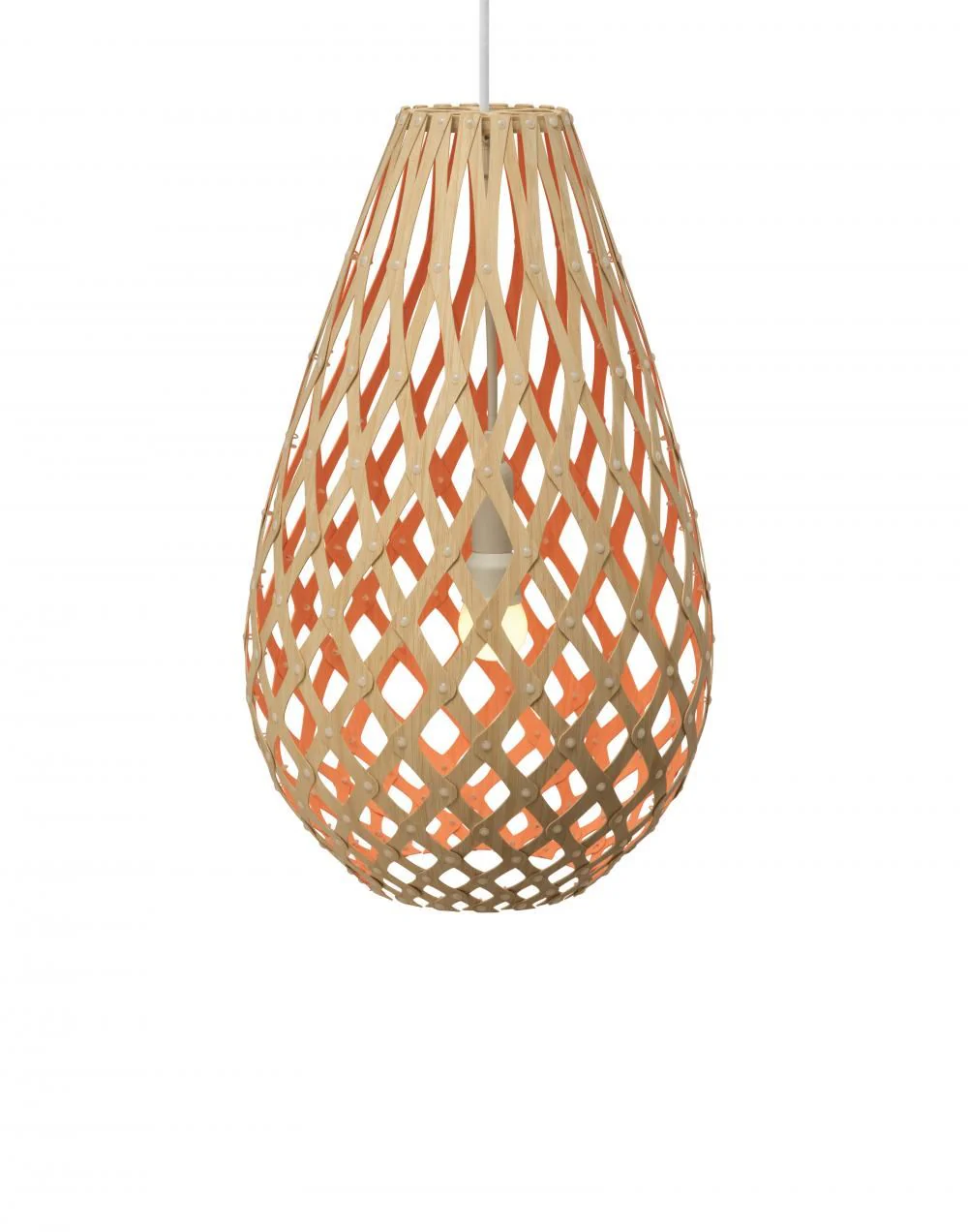 David Trubridge Koura Pendant Light Coloured - 1 Side - Image 16