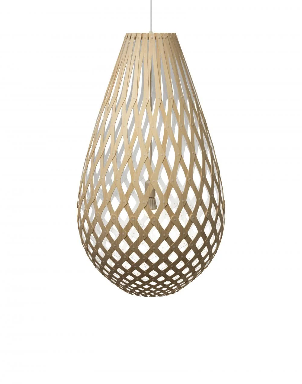 David Trubridge Koura Pendant Light Coloured - 1 Side - Image 2