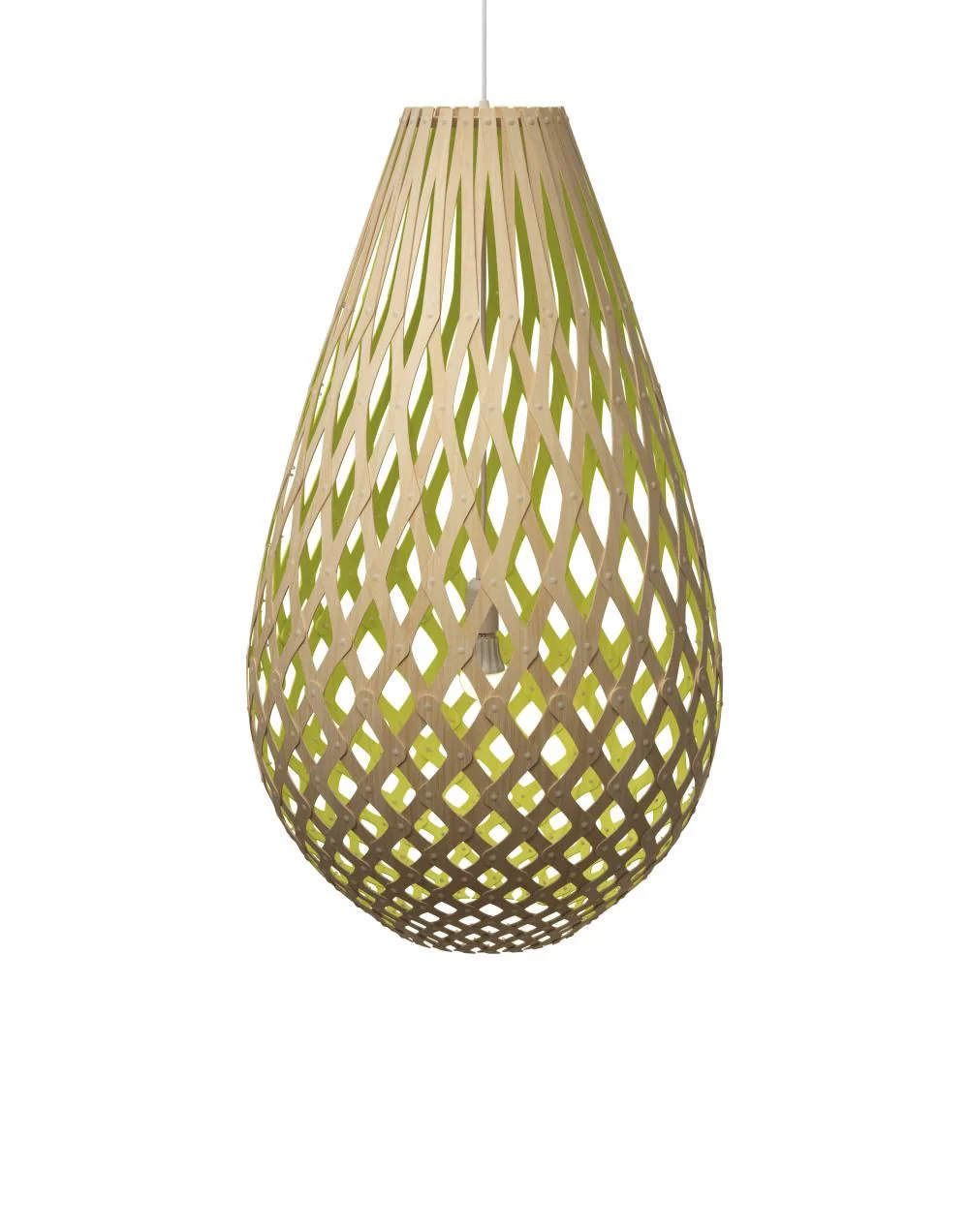 David Trubridge Koura Pendant Light Coloured - 1 Side - Image 6