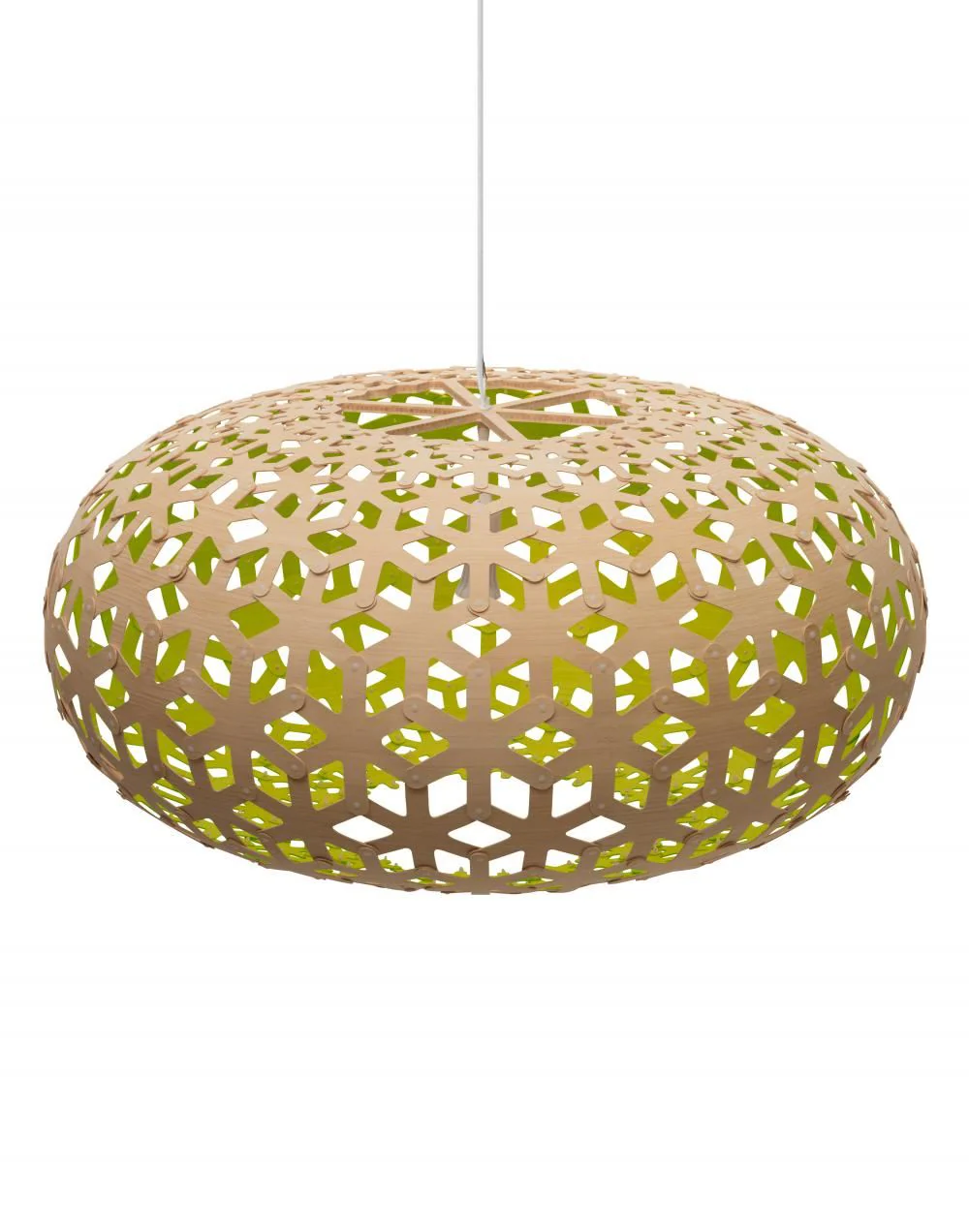 David Trubridge Snowflake Pendant Light Coloured - 1 Side - Image 2